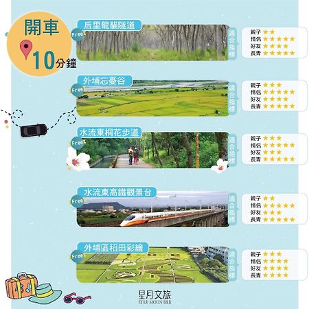 星月文旅溫泉民宿 Houli Exteriör bild